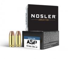 Nosler Match Grade Jacketed Hollow Point 45 ACP Ammo 230 gr 20 Round Box - 51277
