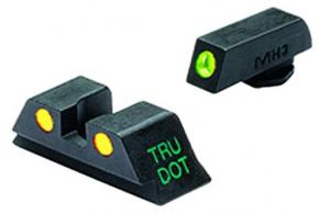 Main product image for Meprolight Tru-Dot For Glock 9/40 Green/Yellow Composite Green Tritium w/Whi