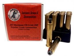 Jamison Prowler Grade 357 Remington Max 158 GR Jacketed Hollow Poi