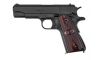 Auto-Ordnance 1911-A1 Commander 45 ACP 4.25 7+1 Matte Black Steel Checkered Wood with Integrated US Logo Grip (Image 2)