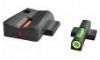 Hi-Viz LiteWave H3 Express S&W M&P Shield/Shield Plus Set Green/Orange Tritium Handgun Sight (Image 2)